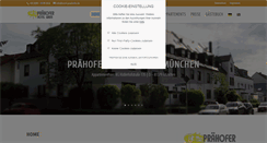 Desktop Screenshot of hotel-praehofer.de